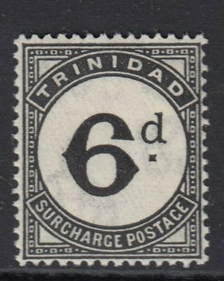 Trinidad Sgd23 1944 6d Black Postage Due Mnh