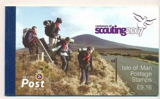 D003854 Isle Of Man Prestige Booklet Mnh Centenary Of Scouting 2007