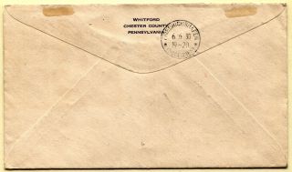 First Europe Pan - America Round Flight SC C14 Graf Zeppelin Air Mail Cover 1930 2