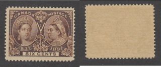 Mnh 6 Cent Queen Victoria Diamond Jubilee Stamp 55 (lot 15593)