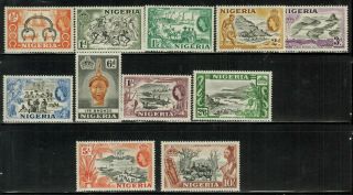 Nigeria 80 - 90 1953 Mnh