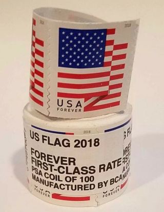 400 Usps Forever Stamps 2018 4 Rolls Of 100