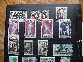Gabon - Selection Of & Stamps,  Little Duplication
