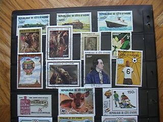 Ivory Coast - Selection Of & Stamps,  Little Duplication