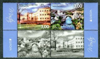 132 Bosnia Croatia 2012 - Europa - Visit Mostar - Mnh Set,  Label