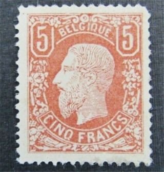 Nystamps Belgium Stamp 39 Og H $1700