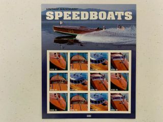 Speedboats Stamps Set Of 12