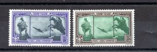 2 Italian Colonies Sc Ce1 Ce2 Airmail Stamps Italy 1932 Id 544
