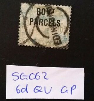 Gb Sgo62 6d Govt Parcels