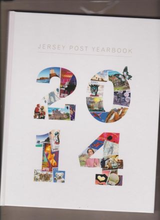 Jersey 2014 Yearbook Mnh With Stamps And Mounts In Situ Per Scans