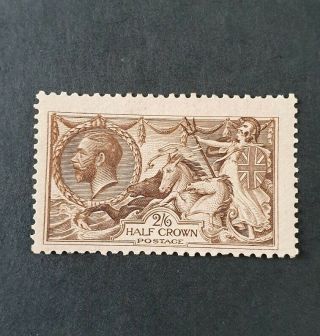 Gb Stamp King George V Sg 399 2s6d Deep Sepia Brown Waterlow Very Lightly M/mint