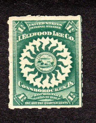 Private Die Medicine Stamp,  Scott Rs292 J Ellwood Lee Lot 190135