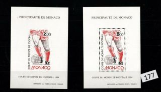 Monaco 1994 - Mnh - Perf,  Imperf - Soccer - Usa