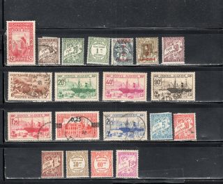 France Colonies Algeria Stamps Mostly Hinged & Lot 51209