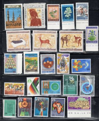 France Colonies Algeria Stamps Mostly Never Hinged Lot 51197