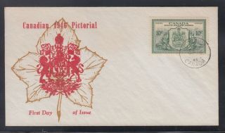 Canada 1946 E11 10c Special Delivery First Day Cover Fdc Ottawa Maple Leaf Arms