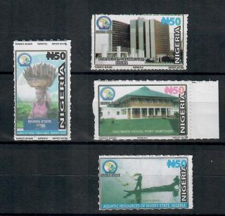 Nigeria - 2018 50th Anniversary Of River State,  Issue 4 Values Nhm
