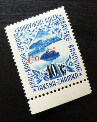 Slovenia Wwii Italy Revenue Stamp J26