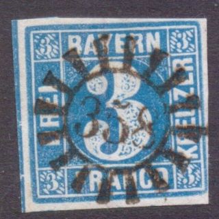 Germany Bavaria Bayern Numeral Postmark / Cancel " 358 " Untersteinach