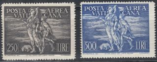 Vatican 1948 Posta Aerea Yvert Pa16/pa17 (ref 13911)