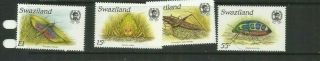 Swaziland Insects Scott 431 - 4 Mnh