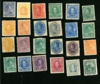 , Hinged Stamps Of Venezuela.