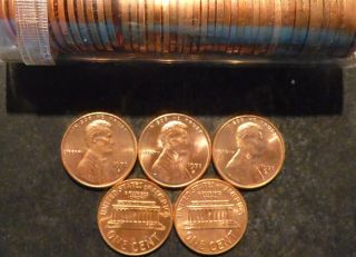 1971 - S Lincoln Cent Penny Choice/gem Bu Roll Uncirculated