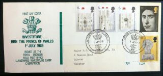 Gb 1969 Royal Engineer F.  P.  O.  With Forces 1st Day Cancellation Bp876
