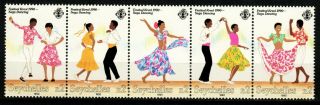 Seychelles Stamps 1990 Mnh Set - Dancing Festival Kreol