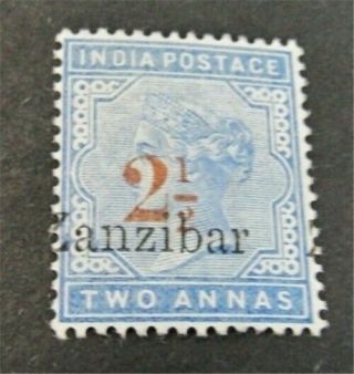 Nystamps British Zanzibar Stamp 31 Og H $200