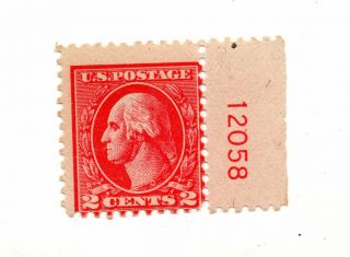 Us Sc 528 Washington 2 Cent Stamp With Tab & P Id 600