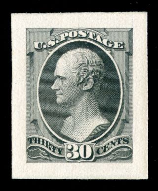 Momen: Us Stamps 165p2 Roosevelt Proof On Card Xf