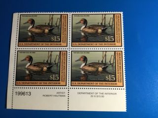 2002 Northern Pintail Duck Stamps Set Of 4