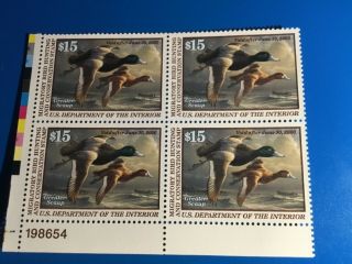 2000 Great Scaup Duck Stamps Set Of 4