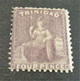 Nystamps British Trinidad Stamp 40 Og H $230