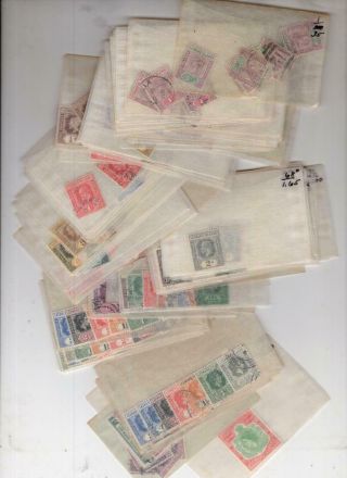Leeward Islands - Dealers Stock Of & Stamps In Glassines -