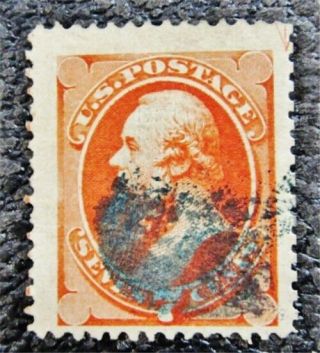 Nystamps Us Stamp 138 $535 Blue Cancel Grill