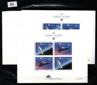 == 13x Azores,  Portugal 1991 - Mnh - Space -