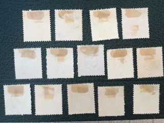 14 RARE MOZAMBIQUE Portugal Colonial Overprint Specimen Stamps (prev.  hinged) 5