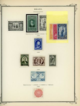 Brazil Scott Specialty Album Page Lot 23 - See Scan - $$$