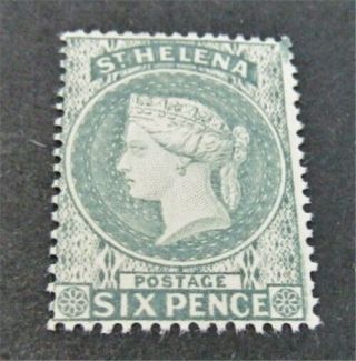 Nystamps British St.  Helena Stamp 6 Og H $555
