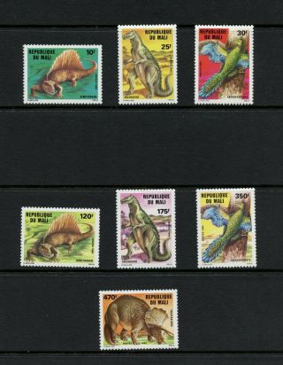 Mali 1984 504 - 10 Dinosaurs 7v.  Mvlh I868