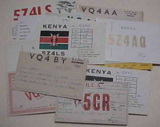 Kenya 67 Radio Cards