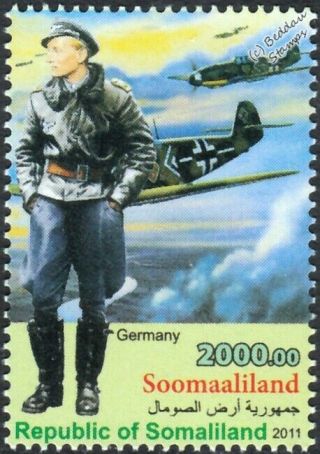Wwii German 1st Lieutenant Jagdgeschwader 52 Uniform Stamp/focke - Wulf Aircraft