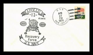 Us Cover Apollo 13 Atlantic Navy Recovery Force Uss Space