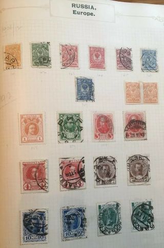 Russia Stamp,  1868 - 1915,  A Group Of And Stamps 2