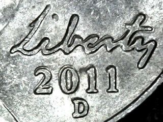 2011 - D Jefferson Error Nickel (item 139) Doubling On Date,  Liberty