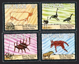 Botswana 1975 Group Of Stamps Mi 136 - 139 Mnh Cv=11euro