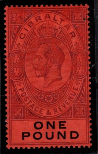 P000296/ British Gibraltar Stamps – Sg 85 Mh 160 E