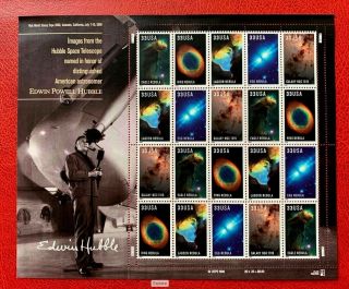 Us Stamps Sc 3384 - 3388 33c Hubble Space Telescope Image Pane Of 20 Mnh/og Cv:$13